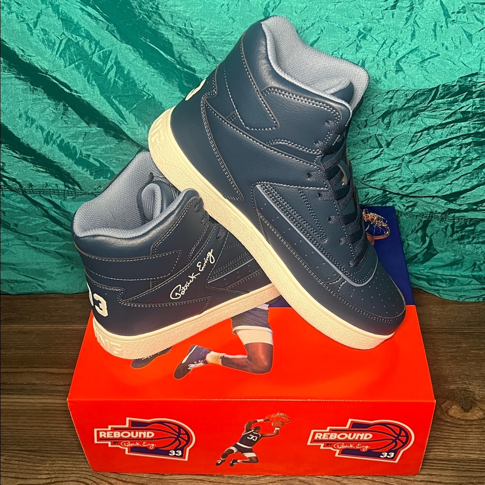 Patrick Ewing Orion Non-Strap Sneakers, Brand NEW W/Box Mens 10.5